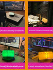 Modern LED money stack lamp for desk, bedside, or gaming setup with ambient cyberlight glow