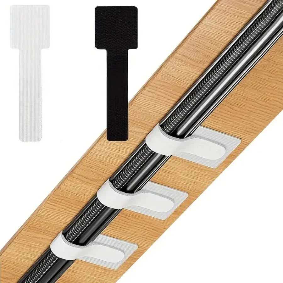 Wooden drawer slide with metal slides and black and white plastic components on a white background