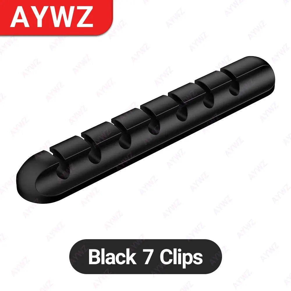 Black guitar capo with 'AYWZ' branding on a white background