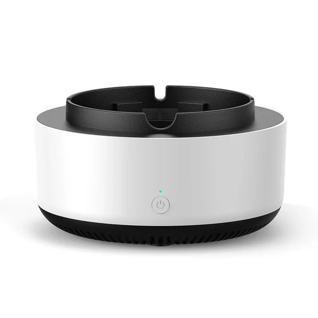 White and black electronic device on a white background