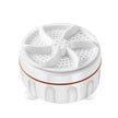 White kitchen tool with a central perforated section on a white background